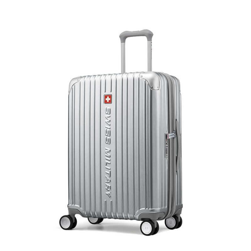 SWISSMILITARY　スーツケース 66cm 73L 無料預入 CYGNUS(シグナス) ［TSAロック搭載］ メタリックシルバー　SM-A824 SILVER SWISSMILITARY スーツケース 66cm 73L 無料預入 CYGNUS(シグナス