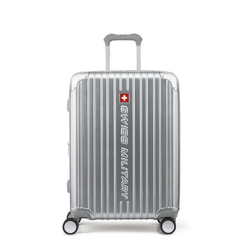SWISSMILITARY　スーツケース 66cm 73L 無料預入 CYGNUS(シグナス) ［TSAロック搭載］ メタリックシルバー　SM-A824 SILVERの画像