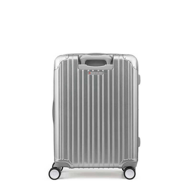 SWISSMILITARY　スーツケース 66cm 73L 無料預入 CYGNUS(シグナス) ［TSAロック搭載］ メタリックシルバー　SM-A824 SILVERの画像