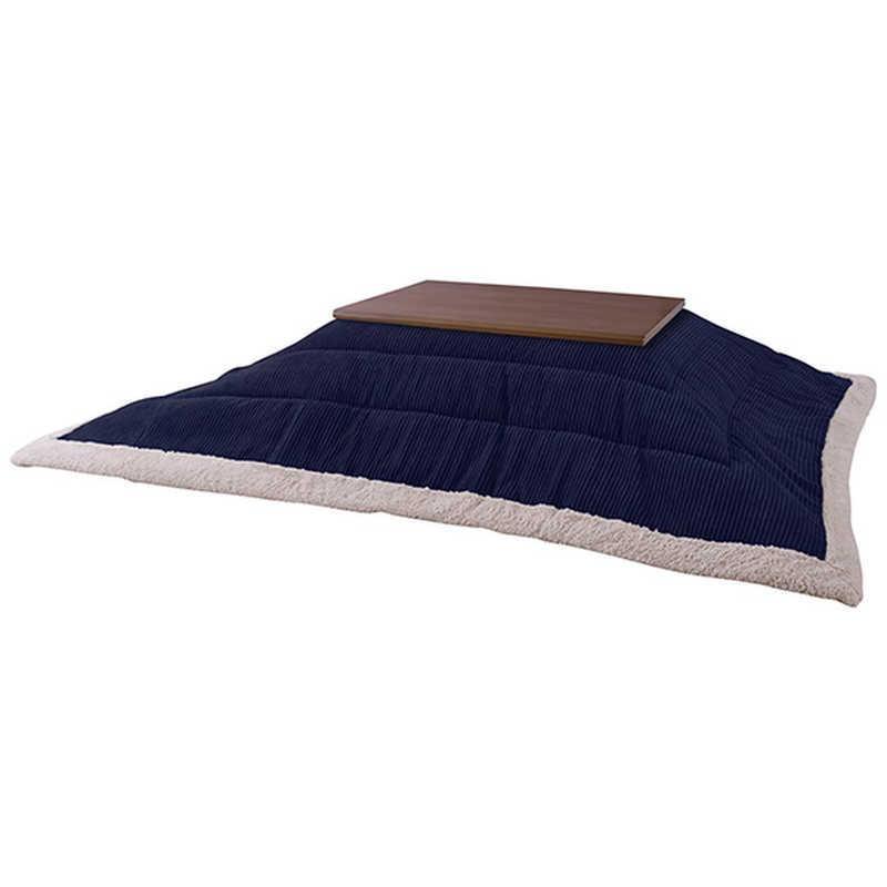 東谷　【こたつ薄掛ふとん】KK-142NV(長方形/ネイビー/薄掛ふとんサイズ:190×230cm)　