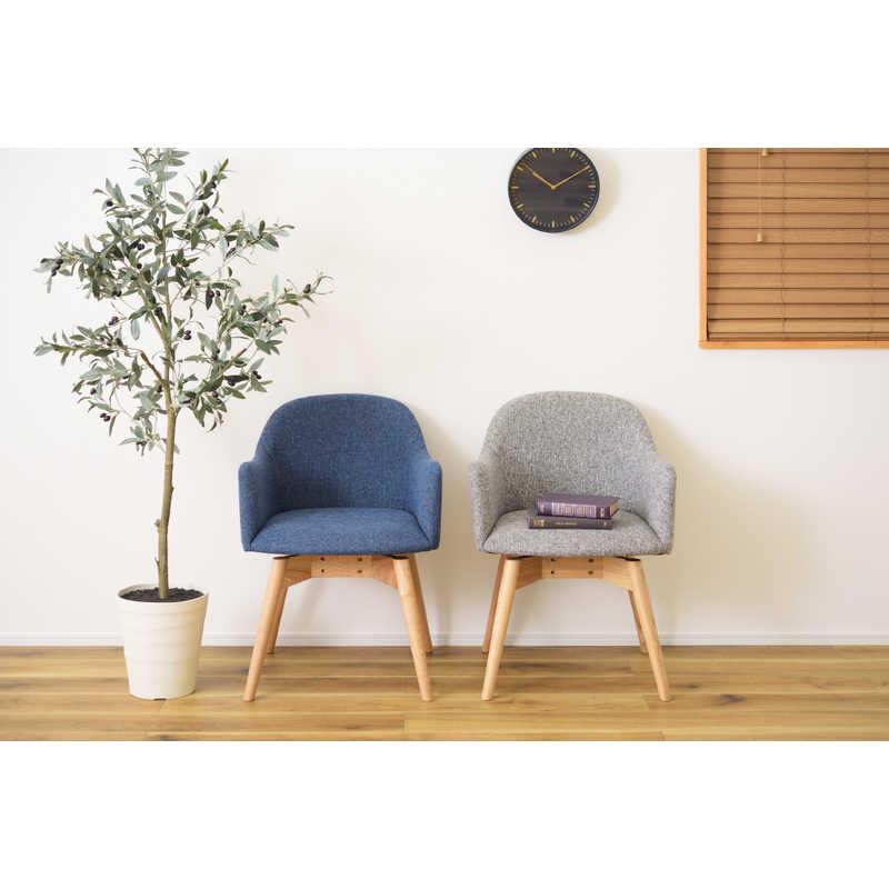 東谷 カラメリ回転式チェア(グレー/W50×D55×H73×SH43cm) : コジマYahoo