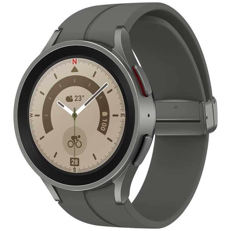 GALAXY　スマートウォッチ Galaxy Watch5 Pro 45mm(Titanium) グレー　SM-R920NZTAXJP |  | 01