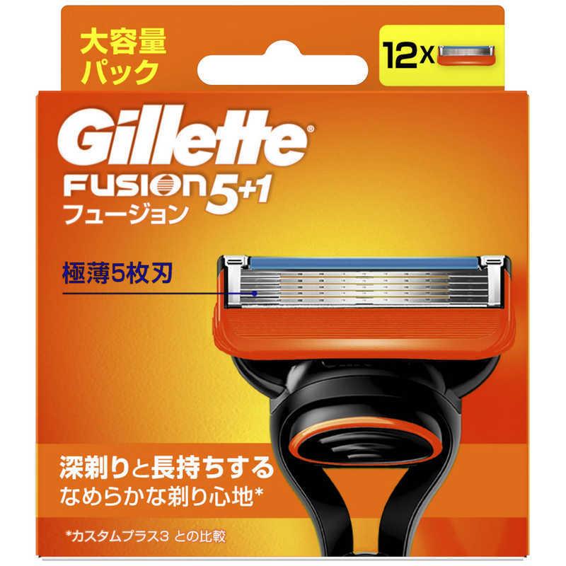 ジレット　Gillette（ジレット）フュージョンマニュアル替刃12個入　｜y-kojima