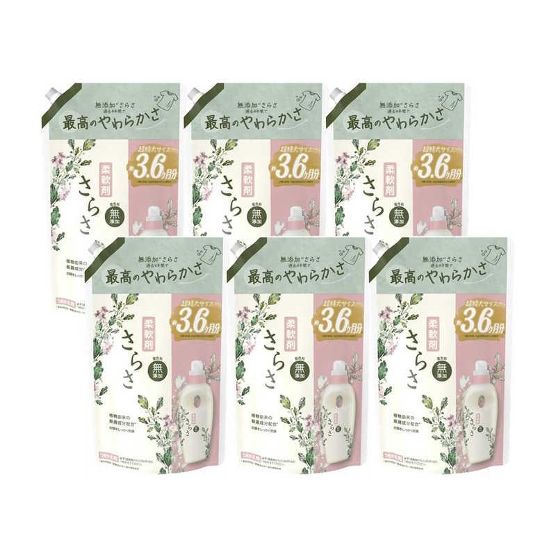 P＆G　(ケース販売) さらさ 柔軟剤 つめかえ用 超ジャンボサイズ 1350mL×6個　（Yahoo!・コジマYahoo!店）