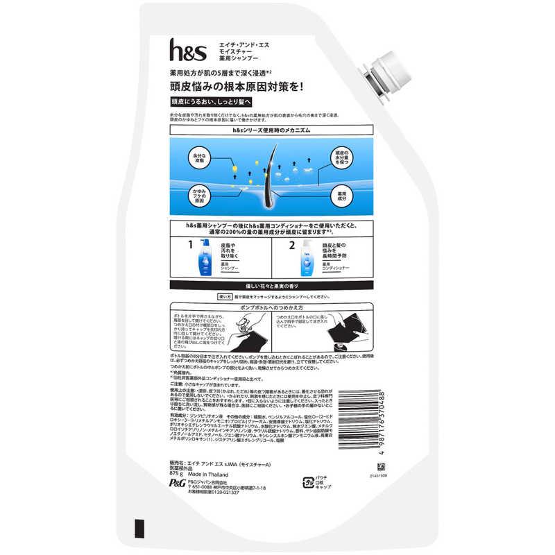 P＆G h＆s モイスチャー シャンプー 詰め替え 超特大サイズ3倍 875g HS