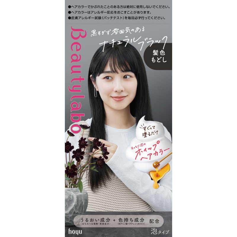 ヘアカラー【定価6480円/本】ナチュラルブラック 3本セット ホーユー 「ビューティラボ」ホイップヘアカラー 髪色もどし