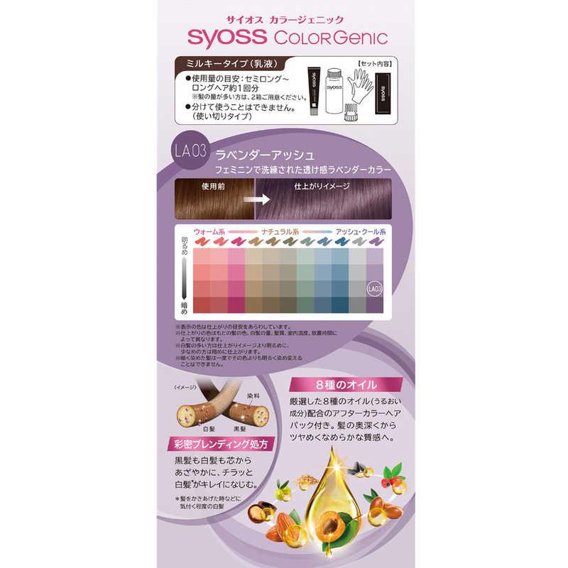 シュワルツコフヘンケル syoss(サイオス)カラージェニック ミルキー