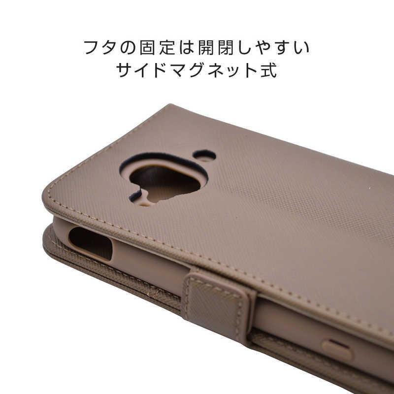 ラスタバナナ　らくらくスマートフォン(F-52B) 手帳型ケース+ハンドストラップ ケース  ココア　6769F52BBO｜y-kojima｜10