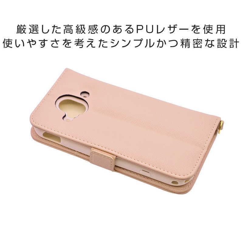 ラスタバナナ　らくらくスマートフォン(F-52B) 手帳型ケース+ハンドストラップ ケース  ピンク　6770F52BBO｜y-kojima｜07