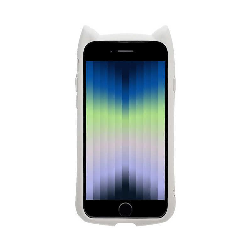 ラスタバナナ iPhone SE 第3世代 /SE 第2世代 /8/7 猫耳ケース グレー 