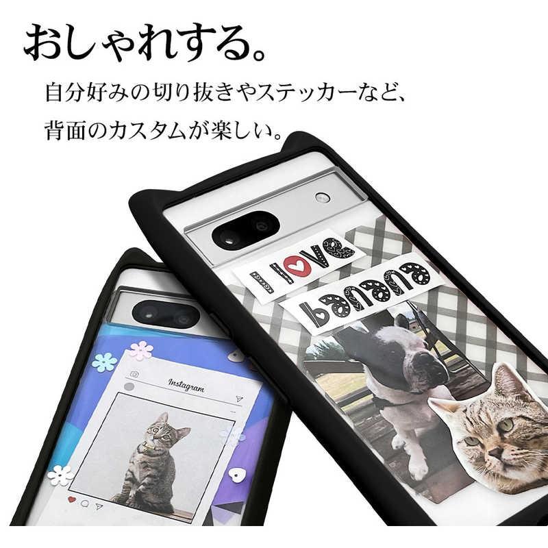 ラスタバナナ Google Pixel 7a 用 猫耳ケース mimi BK ブラック