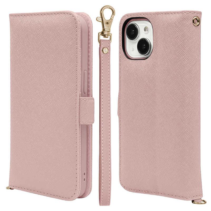 ラスタバナナ iPhone15 6.1インチ 手帳型ケース+ハンドストラップ