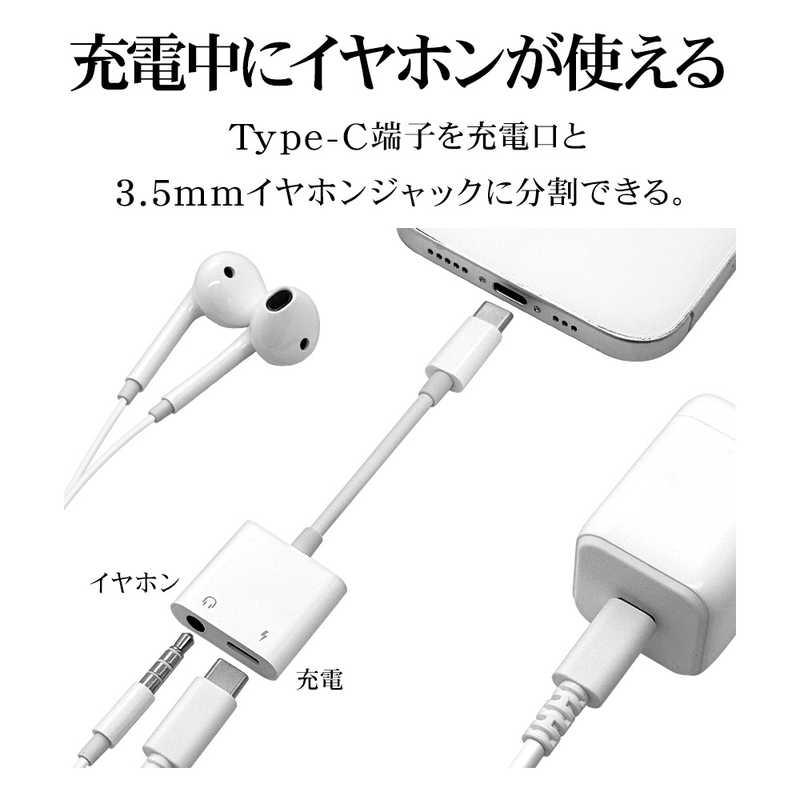 ラスタバナナ TypeC-3.5mmイヤホンジャック デジタル変換＋TypeC充電口