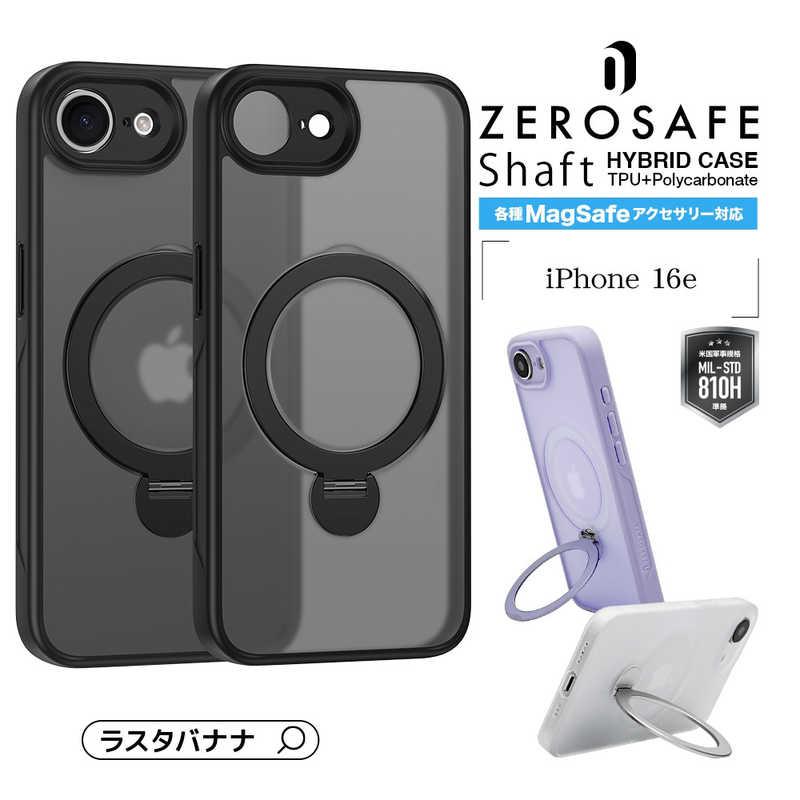 ラスタバナナ iPhone 16e ZEROSAFE Shaft Magsafe対応 360°回転