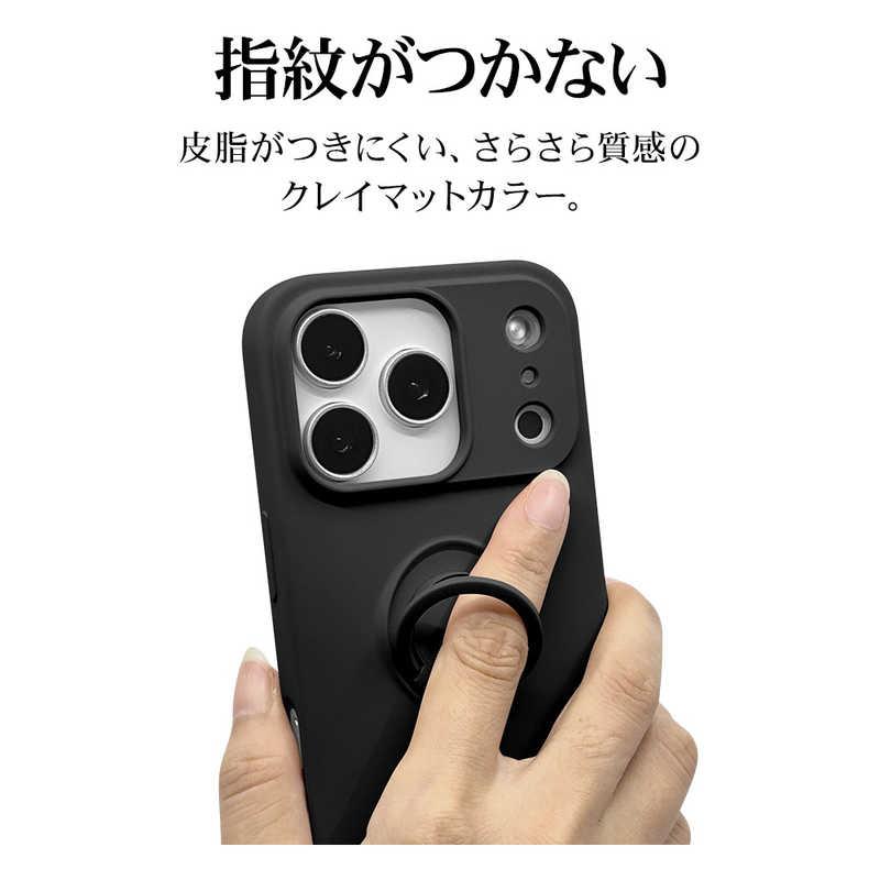 ラスタバナナ iPhone 17 Proケース TPUリング BK ブラック