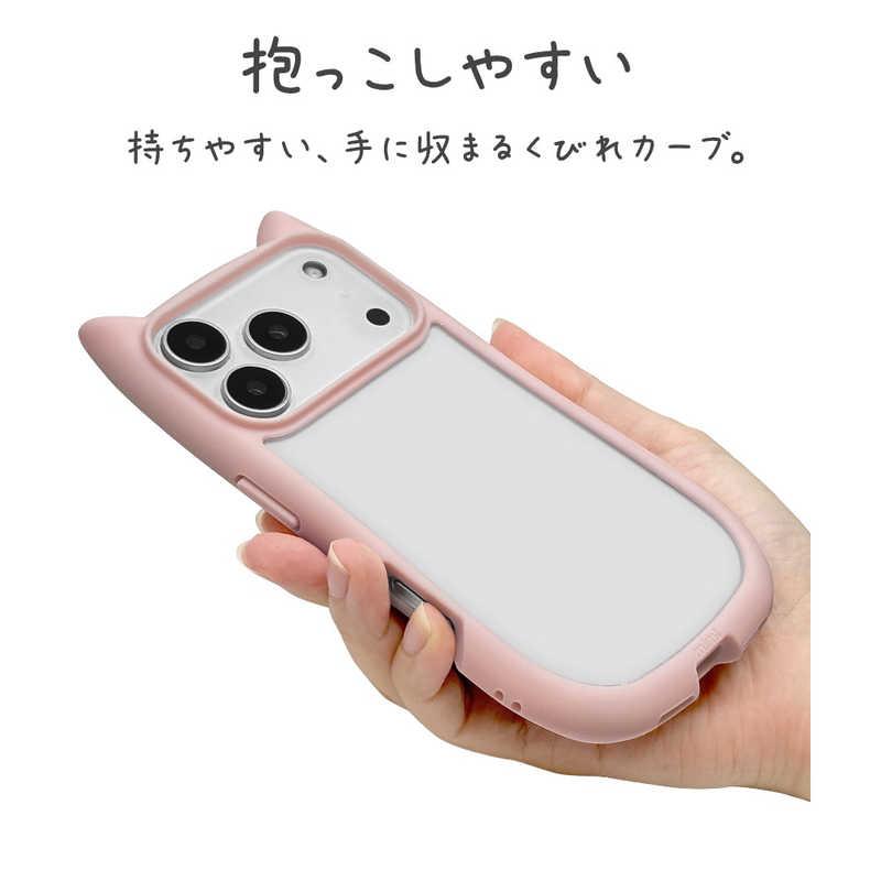 ラスタバナナ iPhone 17 Proケース mimi 猫耳 TPU×PC ラベンダー