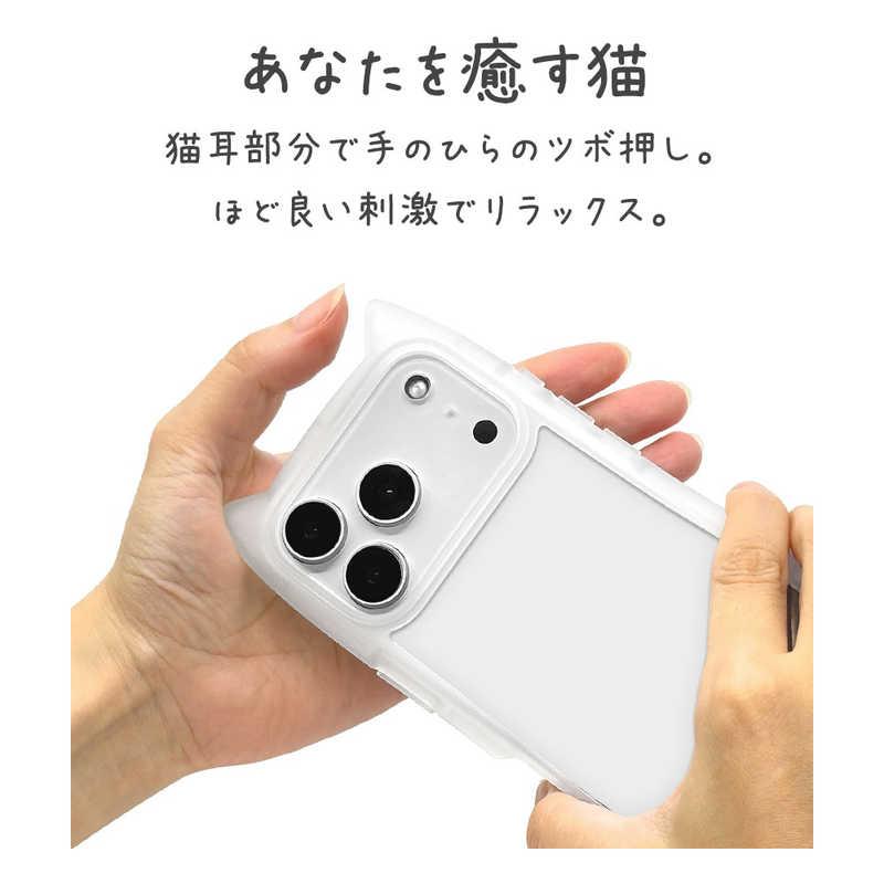 ラスタバナナ iPhone 17 Proケース mimi 猫耳 TPU×PC クリア