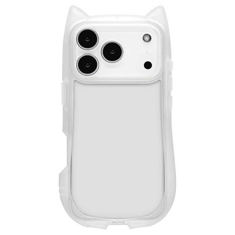 ラスタバナナ iPhone 17 Proケース mimi 猫耳 TPU×PC クリア