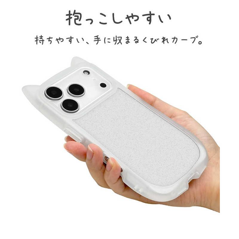 ラスタバナナ iPhone 17 Proケース mimi 猫耳 TPU×PC クリアグリッター