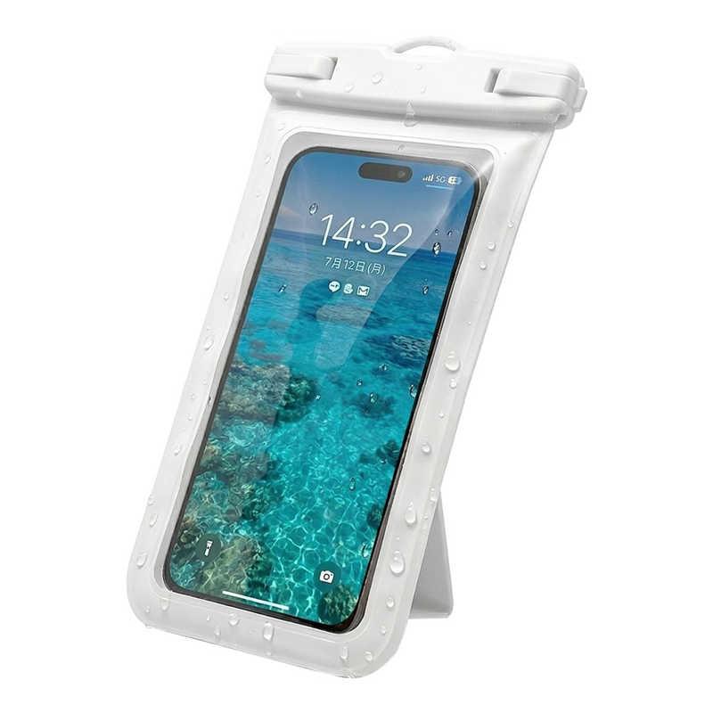 ラスタバナナ 防水ケース スタンド機能付き ホワイト RFRWPF13SWH