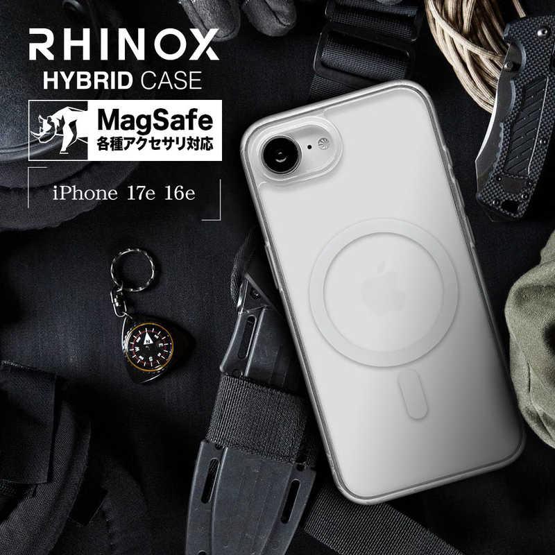 ラスタバナナ iPhone 17e ケース RHINOX 5H 磁力充電対応 CL クリア