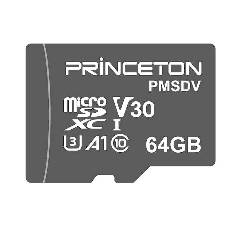 実物プリンストン　microSDXCカード ビデオ録画用 64GB UHS-I V30対応　RPMSDV-64G