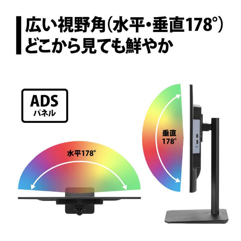 プリンストン 昇降 スイベル 対応 ADS パネル採用 液晶ディスプレイ 