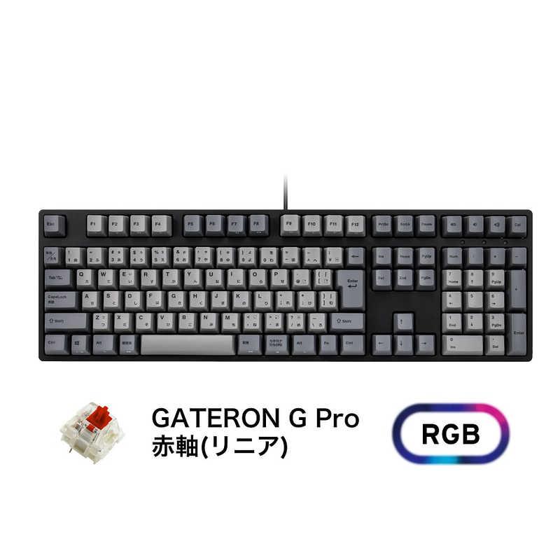 iKBC CD108 メカニカルキーボード 赤軸 IKBC キーボード CD108 RGB(赤軸) ［有線 /USB］ ブラック IK-CD108-G