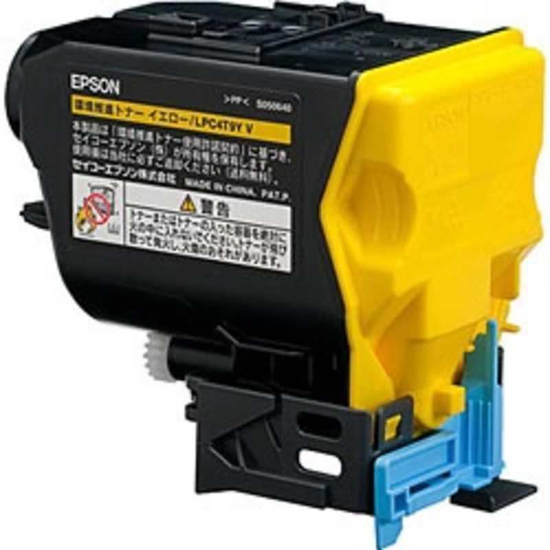 エプソン　EPSON　「純正」環境推進トナー(イエロー)　LPC4T9YV