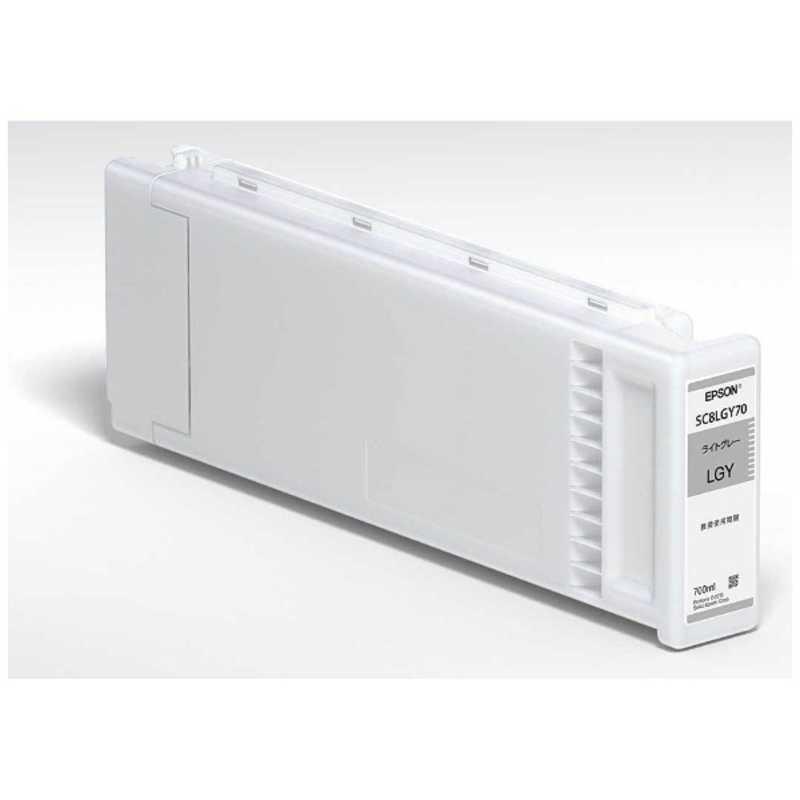 エプソン EPSON 「純正」インクカートリッジ(ライトグレー) SC8LGY70