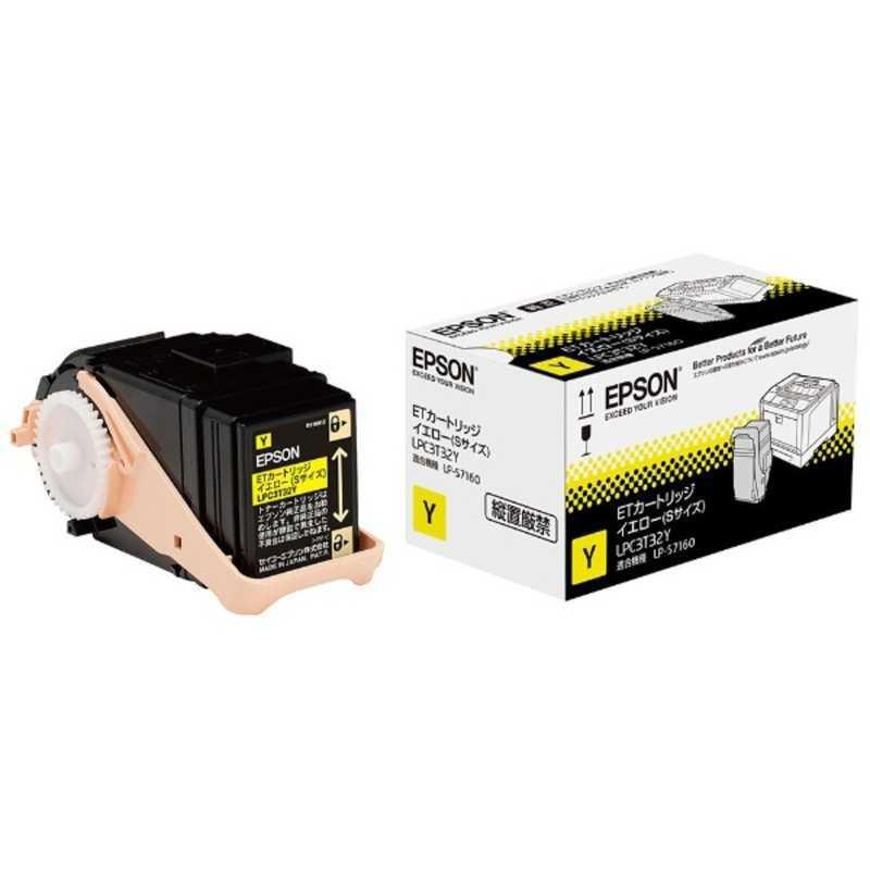 エプソン　EPSON　「純正」ETカートリッジ(イエロー Sサイズ)　LPC3T32Y