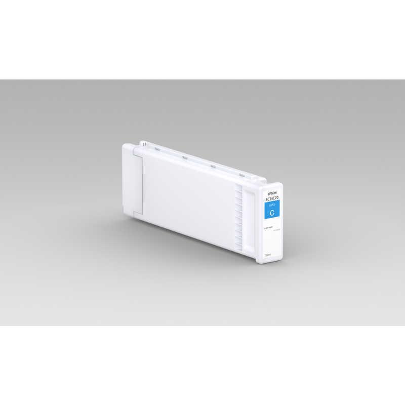 エプソン（EPSON） 純正プリンターインク SC14C70 シアン 700ml