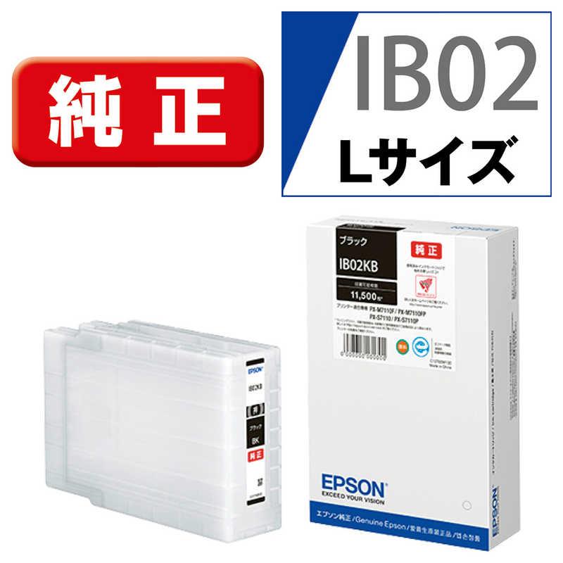 エプソン　EPSON　純正インクカートリッジ 黒　IB02KB｜y-kojima