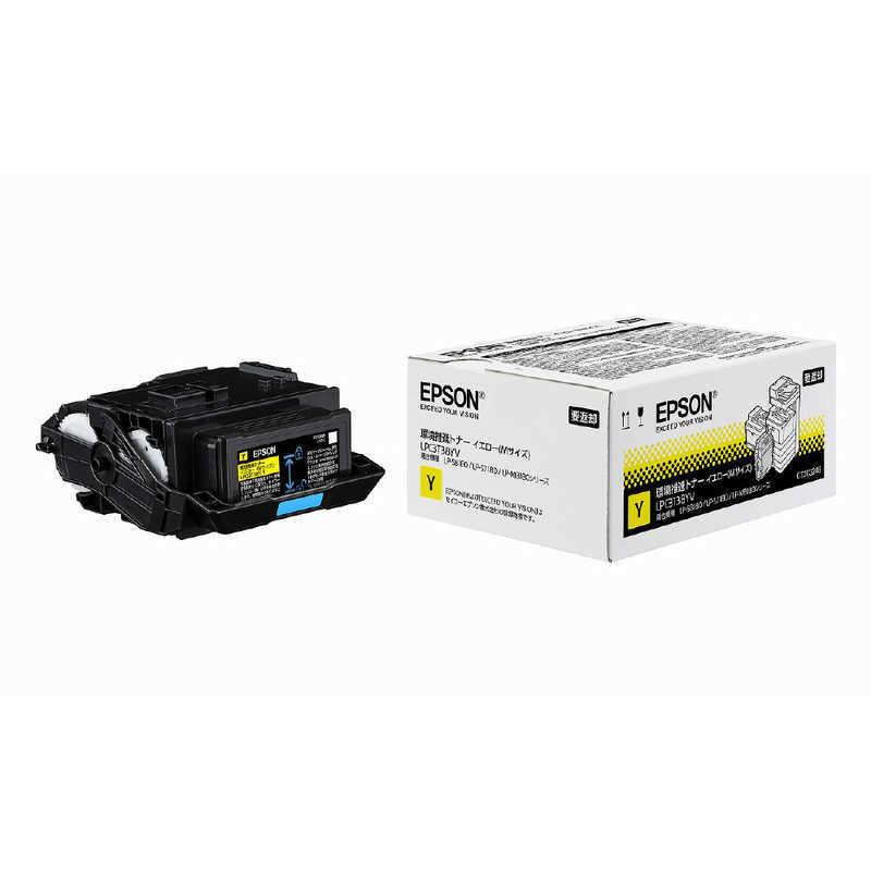 LPC3T38YV環境推進トナー　イエロー　Mサイズ エプソン（EPSON） 純正トナー 環境推進トナー イエロー Mサイズ