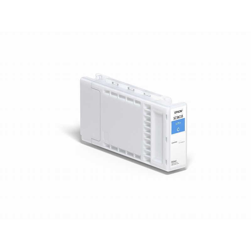 純正　EPSON SC18C35 インクカートリッジ 350ml エプソン（EPSON） 純正プリンターインク シアン 350ml SC18C35