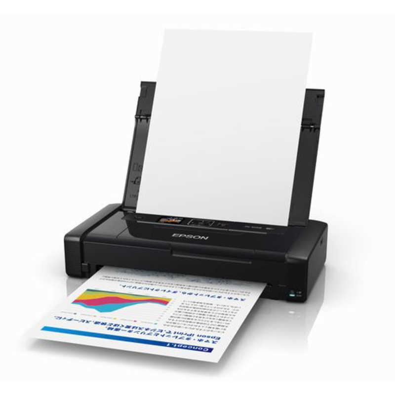 値下EPSONインクジェットモバイルA4プリンター 純正インク6本おまけ付 エプソン（EPSON） PX-S06-B ブラック ビジネスインクジェット