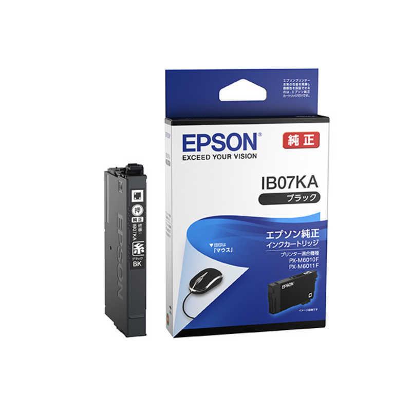エプソン　EPSON　純正インクカートリッジ　ブラック　標準インク　IB07KA