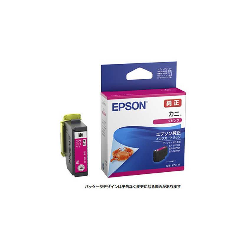 エプソン（EPSON） 純正プリンターインク カニ(標準容量) マゼンタ KNI