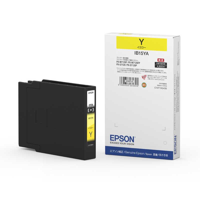 エプソン　EPSON　純正プリンターインク Mサイズ イエロー　IB15YA