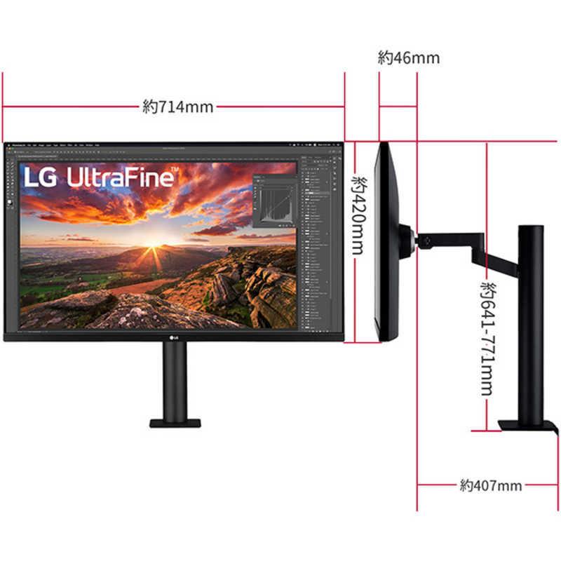 LG　PCモニター Ergo ブラック [31.5型 /4K(3840×2160） /ワイド]　32UN880-B｜y-kojima｜09