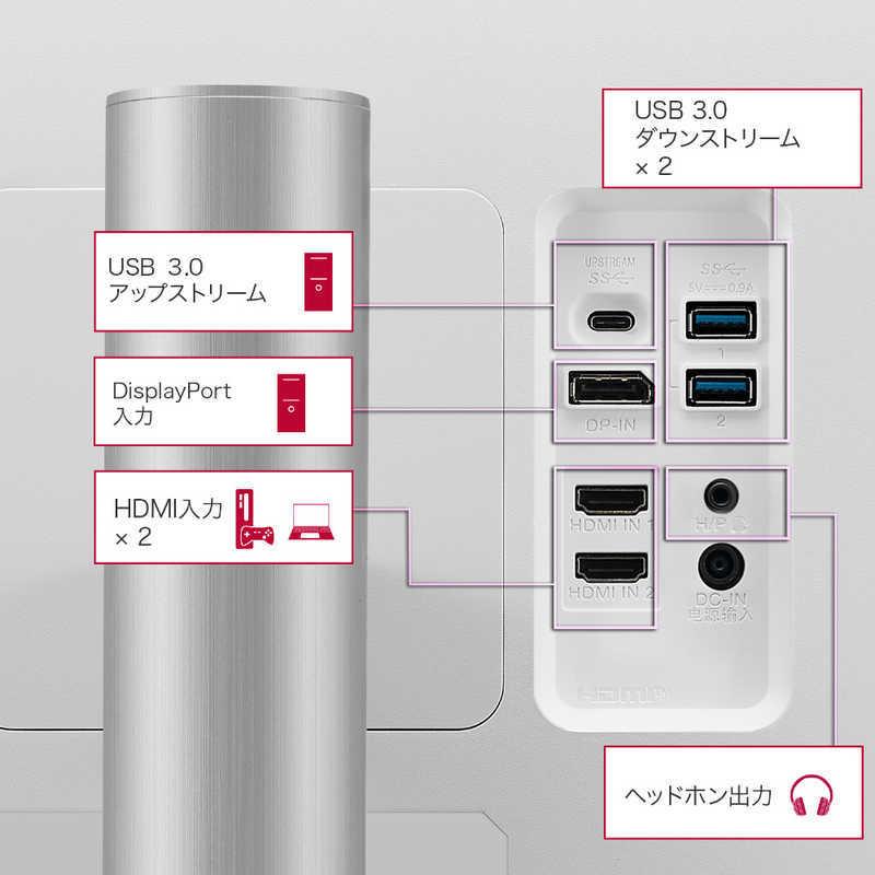 LG PCモニター ホワイト [31.5型 /4K(3840×2160) /ワイド LG PCモニター ホワイト [31.5型 /4K(3840×2160) /ワイド