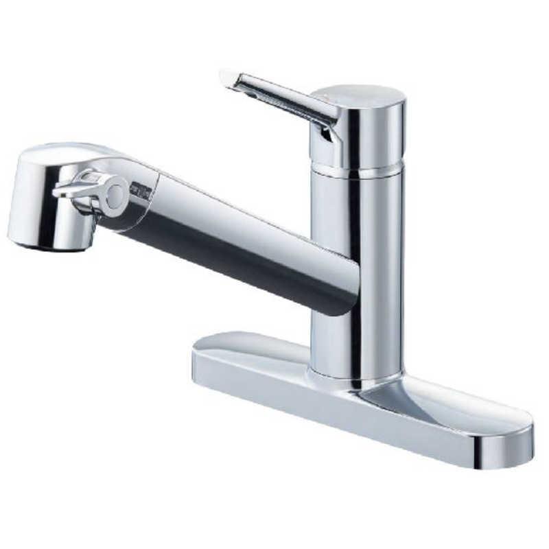 上等上等LIXIL 浄水器内蔵 シングルレバー混合水栓（ツーホール） RJF