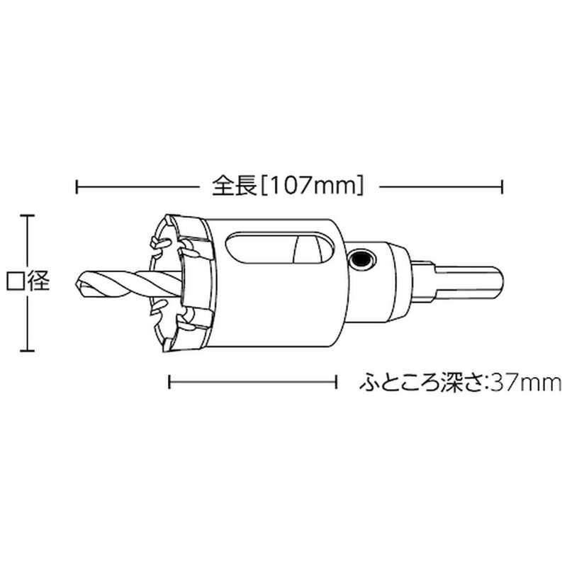 ユニカ UNIKA 超硬ホルソーセット TB-27TN TB27TN : コジマYahoo