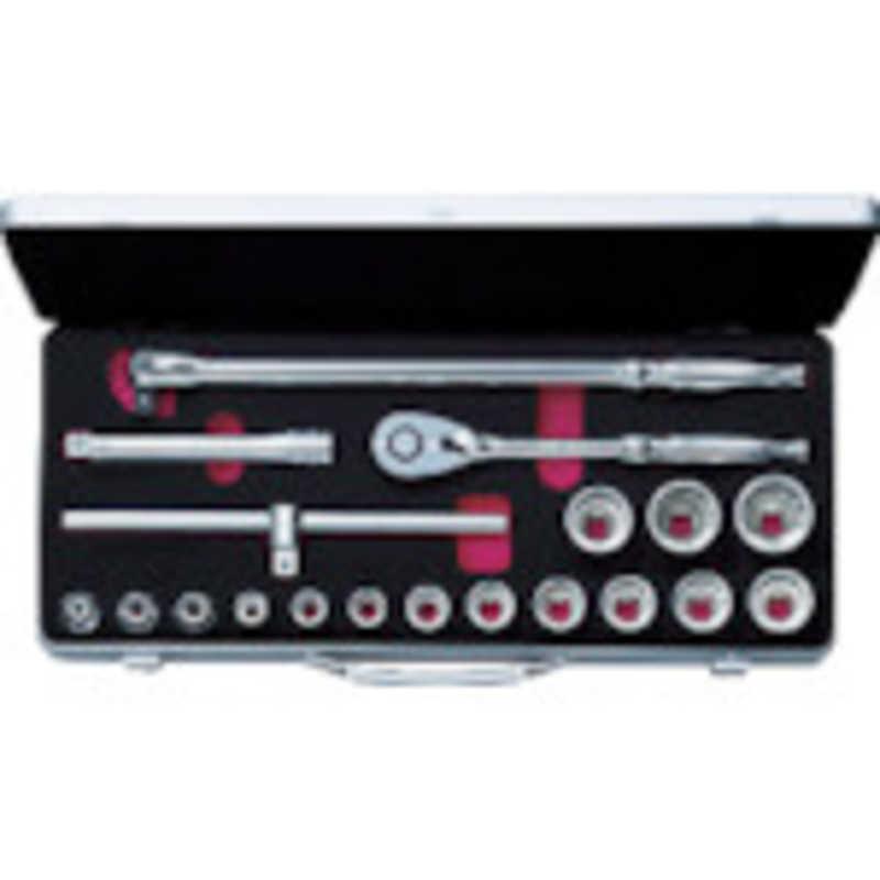 KTC 12.7sq.ソケットレンチセット[19点] TB415W : コジマYahoo!店 