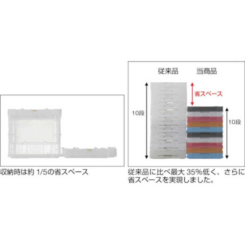 TRUSCO中山 トラスコ中山 薄型折りたたみコンテナスケル 50Lロックフタ