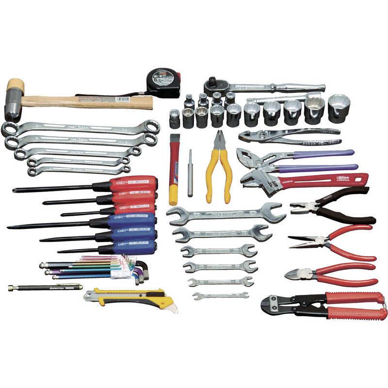 nissalcoニッサルコ工具セット TRUSCO中山 トラスコ中山 ピカイチ 産業用機械工具セット 49点 PKS1