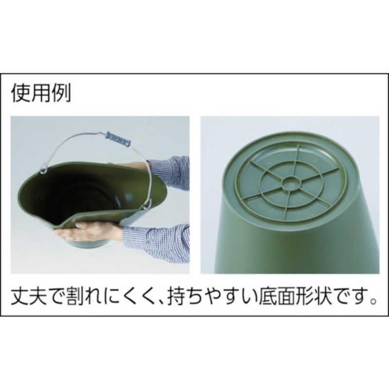 TRUSCO中山 トラスコ中山 ソフトバケット 14L OD色 TSB14OD : コジマ