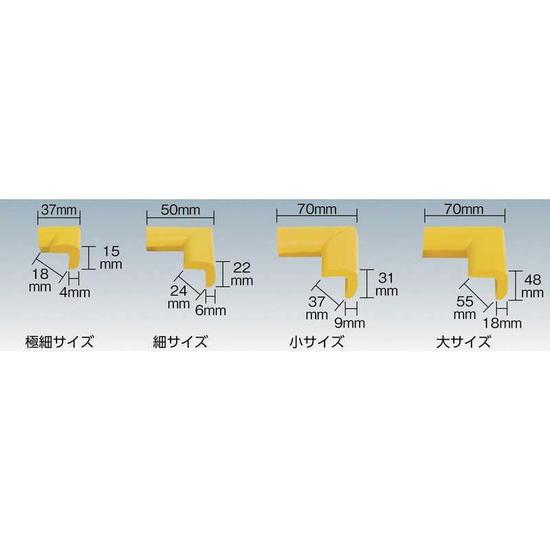 トラスコ中山　安心クッション コーナー用 細 30個入り クリア　T30CG05_1