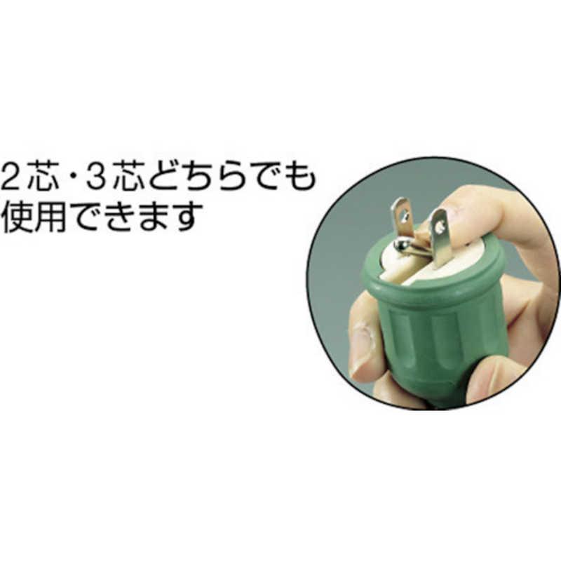 TRUSCO中山 アース付投光器 ポッキンプラグ付コード10m 500W : コジマ