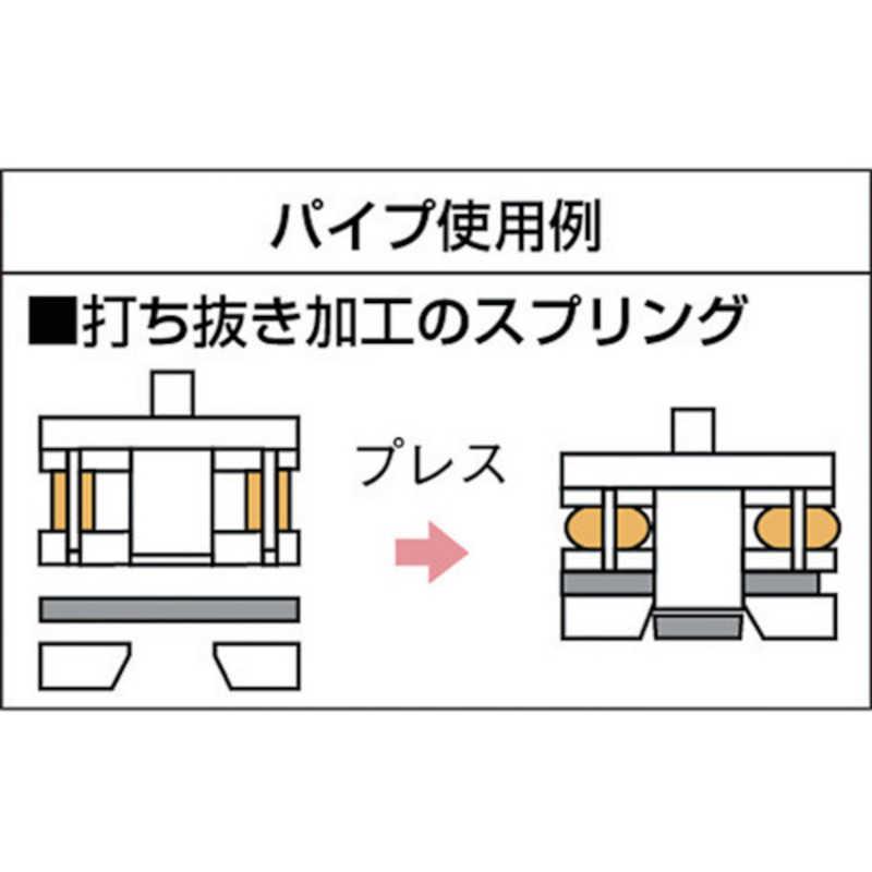 トラスコ中山　ウレタンゴム パイプ 外径Φ40 内径Φ12.0 長さ500　OUP0401205_1